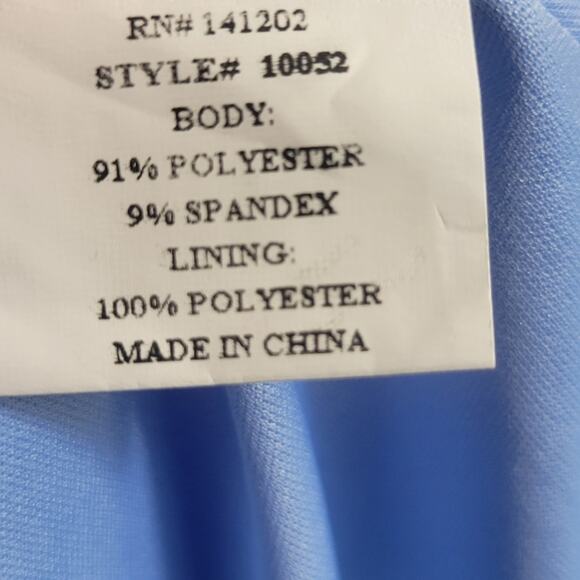 Lotus Threads Dress Fit and Flare Twist Detail Blue Size 20W - Picture 7 of 8